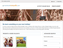 Tablet Screenshot of marsbrookholidayideas.com